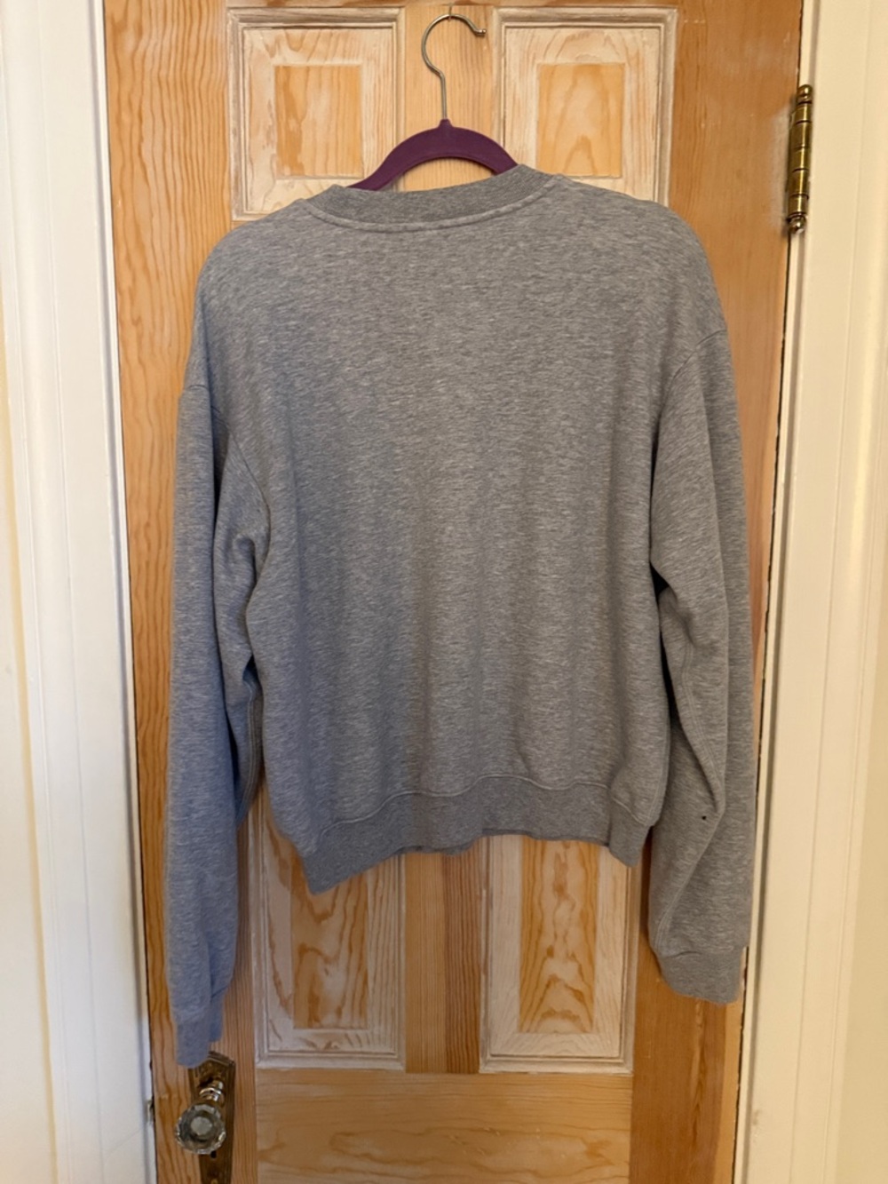 SKIMS Women's Crewneck Sweater - Gray - Picture 3 of 3